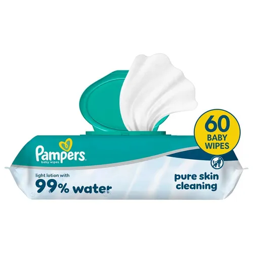 Pampers Feuchte Tücher 99% Water 1x Feuchttücher 60 Stück