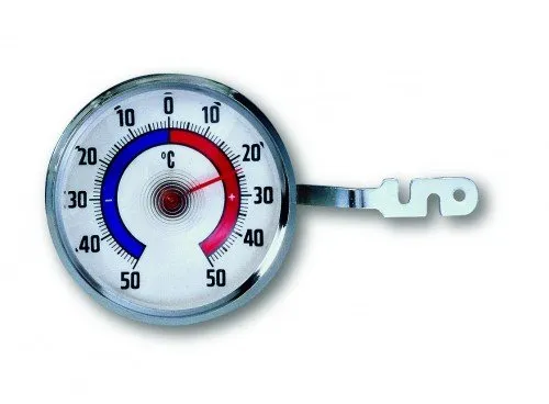 TFA Dostmann 14.6005.54 Analoges Fensterthermometer Außenthermometer, (L) 124 x (B) 21 x (H) 72 mm, Kunststoff und Aluminium, Made in Germany