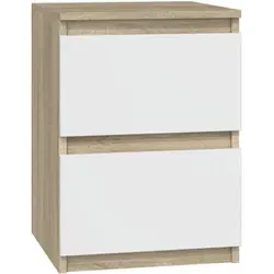 Nachttisch Malwa M2 WHITE SONOMA von Topeshop