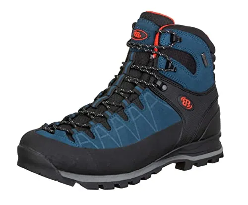 Brütting Mount Tasman Unisex Cross-Laufschuh, blau/schwarz/orange, 44 EU - Wanderschuhe mit auswechselbarer Ortholite Textileinlegesohle für optimalen Komfort und Unterstützung bei jedem Abenteuer.
