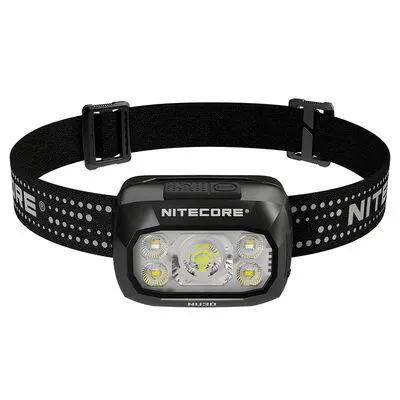 Nitecore Stirnlampe NU30 LED, 500 Lumen, USB, Akku, Rotlicht - Stirnlampen mit 500 Lumen, 9 Lichtfunktionen und bis zu 97 Stunden Akkulaufzeit. Wasserdicht nach IPX66 und mit integriertem Rotlicht für optimale Dunkeladaption.