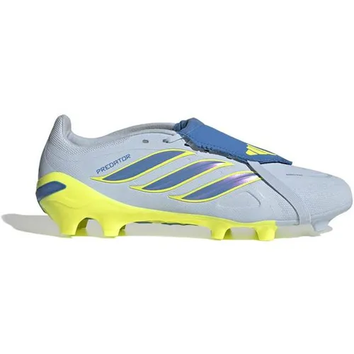 ADIDAS Herren Fußball-Rasenschuhe Predator League FG - Erlebe Kontrolle und Präzision mit dem Predator League Fußballschuh für feste Böden. Die umschlagbare Zunge sorgt für eine perfekte Passform, während das leichte Obermaterial für Beweglichkeit und Komfort sorgt.