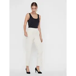 Vero Moda 7/8-Hose Beige - High Waist Style - Stoffhosen mit 7/8-Länge, ideal für einen trendigen Look. Bequem durch 62% Polyester und 5% Elasthan, perfekt für jeden Anlass.