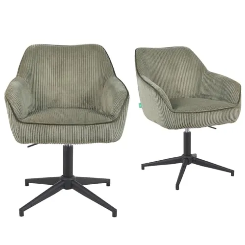 DUBI Möbel Polsterstuhl Mika-Maya 2er-Set in grün von DUBI Möbel