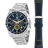 MASERATI VELOCITA R8873652001 Herrenchronograph - Armbanduhr aus Keramik mit Wechselband, sportliches Design und präziser Chronographenfunktion für stilvolle Herren.