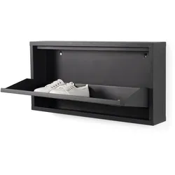 Schuhregal Billy 1 - Platz für 3 Paar Schuhe - Schuh- & Garderobenschränke, elegantes Design aus pulverbeschichtetem Metall, ideal für kleine Räume und sofort einsatzbereit.