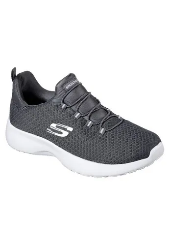 Skechers Damen Sneaker Low Dynamight grau 42 - Damen-Sneaker mit weichem Mesh-Obermaterial, ideal für sportliche Aktivitäten. Die gepolsterte Komfort-Einlegesohle mit Memory-Schaum sorgt für höchsten Tragekomfort.