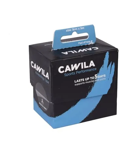 Cawila Liga Kinesiology Tape, 5,0cm x 5m Kinesio-Tape, Sporttape zur Muskelunterstützung