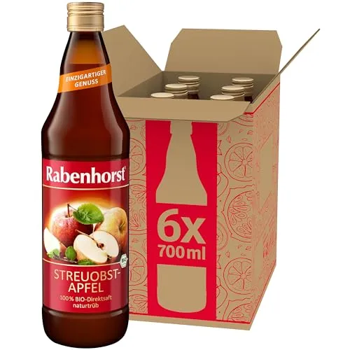 RABENHORST Streuobst-Apfel BIO 6er Pack (6*700 ml)