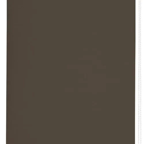 Victoria M. Klemmfix Tenebra Verdunkelungsrollo / Thermorollo, 40 x 160 cm, dunkelbraun ohne Bohren mit Wärmeschutz & Sichtschutz, Kettenzug