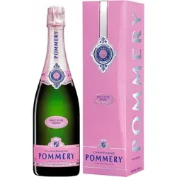 Pommery Brut Rosé im Etui - Wein - Ausgezeichneter Champagner mit frischen Beerenaromen und einer harmonischen Mineralität, perfekt für besondere Anlässe.