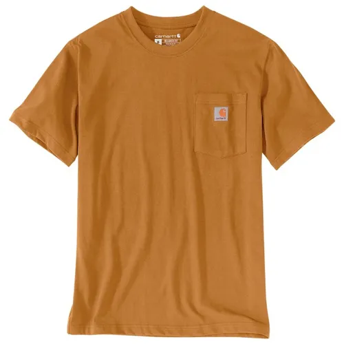 Carhartt Work Pocket S/S T-Shirt Gr S orange/braun von Carhartt
