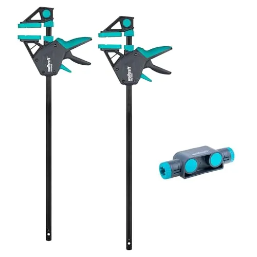 wolfcraft XL-Einhandzwingen-Set PRO ERGO, 3-tlg. von wolfcraft