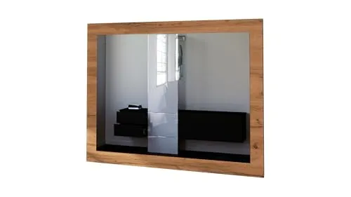 Vladon Wandspiegel Löhne – Moderner Spiegel in Eiche Evoke in braun von Vladon