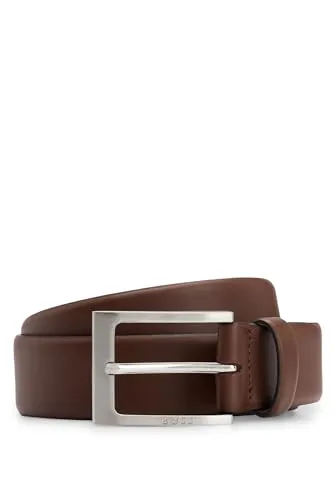 BOSS Herren Barnabie Gürtel, New - Medium Brown 217, 95 EU - Herren-Gürtel mit hochwertiger Verarbeitung, ideal für stilvolle Outfits und jeden Anlass.