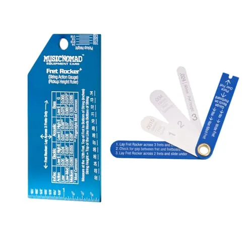 MusicNomad Precision Fret Rocker+ and Fret Gauge Kit (MN870)