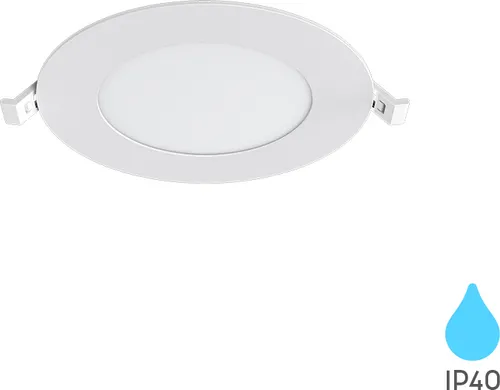 6W LED Einbaustrahler Deckenspot Ultra Flach Einbauleuchte Einbauspot 230V IP40 6500K Kaltweiß