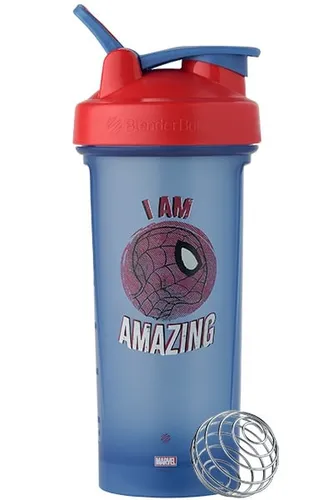 BlenderBottle Trinkflasche Classic Loop Pro Marvel Spider Man 820ml blau