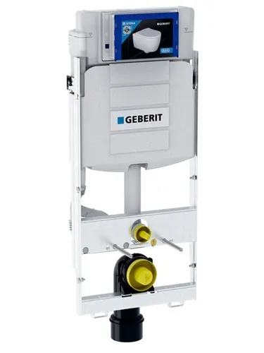 Geberit GIS WC Element 461311005 - 114cm Unterputz Spülkasten UP320, ideal für Vorwand- und Trennwandinstallation mit höhenverstellbarem Tragrahmen und 25 Jahren Ersatzteilsicherheit