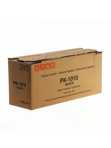 Utax Toner PK-1010 schwarz - 3.000 Seiten Kapazität - Toner für hochwertige Druckergebnisse, ideal für Bürobedarf mit einer Reichweite von ca. 3.000 A4-Seiten bei 5% Deckung.