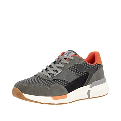 Sportliche Sneaker RIEKER SPORT für Herren, Gr. 46, grau von Rieker