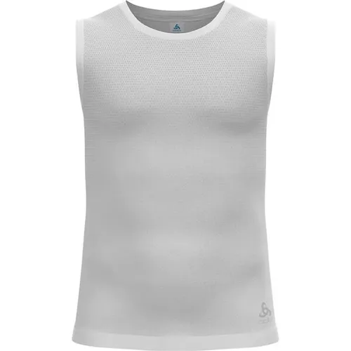 Odlo Herren Performance Light Tanktop, Weiß, M EU - Unterhemden für Herren, SLIM-FIT Design für optimale Atmungsaktivität und Temperaturregulierung bei intensiven Sommeraktivitäten.