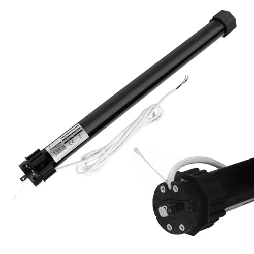 Jalousiescout Elektromechanischer MK 20/17 Funk Rollladenmotor - Robuster Funk-Rollladenmotor mit 20 Nm Drehmoment, ideal für SW60 Wellen. Einfache Montage, geräuscharmer Betrieb und individuelle Steuerung per Funk oder Smartphone-App. Langlebig dank Überlastungsschutz und IP44 für den Innen- und Außenbereich.