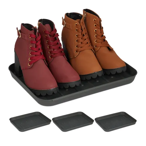 Schuhabtropfschale Schuhablage Schuhunterlage leicht pflegeleicht Schuhwanne