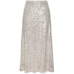LASCANA Paillettenrock in beige von LASCANA 