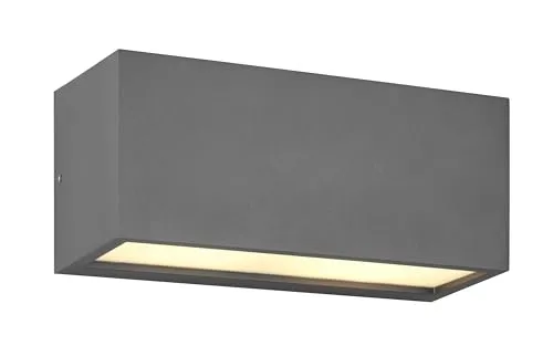 Trio Leuchten Außen Wandleuchte Mayenne 218560242 - Lampen: Robuste Außen Wandleuchte aus Aluminium Druckguss in Anthrazit mit klarem Glas, ideal für einfache Montage. IP44 Schutz für Außeneinsatz und Up & Down Beleuchtung für optimale Ausleuchtung.