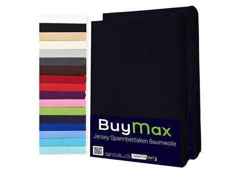 Bett- und Haushaltswäsche Schwarz von Buymax