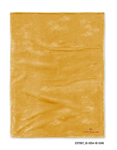 Tom Tailor Wohndecke Coral Fleece ca. 150 x 200 cm lemon in grün von Tom Tailor