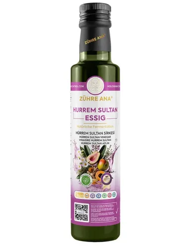 Zühre Ana Hürrem Sultan Essig 500 ml | Natürlich fermentierter | Kräuteressig
