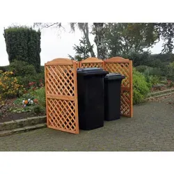 Mülltonnenbox promadino Rex für 2 Tonnen