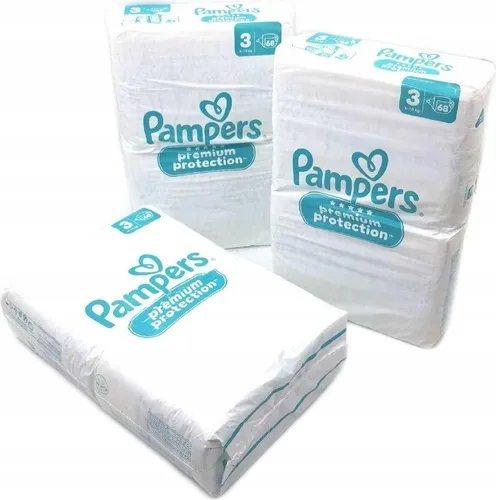 Pampers Baby Windeln Größe 3 Premium Protection, 204 Stück von Pampers