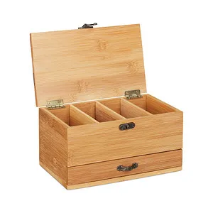 Nähkästchen Nähbox Nähkorb Nähschatulle aus Bambus