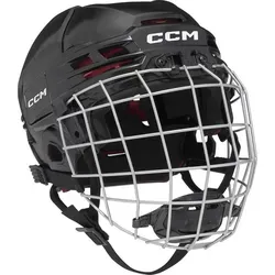 CCM Tacks 70 Helm Combo Bambini - Navy, Junior Größe - Eishockey-Helm für Kinder, bietet optimalen Schutz und Komfort für junge Spieler.