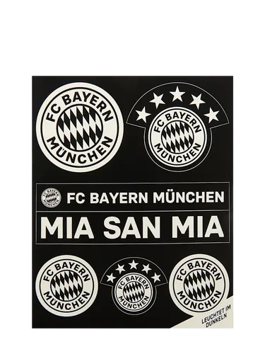 Original FCB FC Bayern München Leuchtaufkleber Set (Artikel-Nr. 28903)