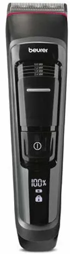 Beurer MN5X Haarschneider - Akku- und Netzbetrieb, 4,5 Stunden Laufzeit, 7 Aufsätze für präzise Haarschnitte und Reisesicherung