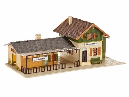 Faller 110092 Bahnhof Zindelstein mit Güterabfertigung H0 Bausatz Neu