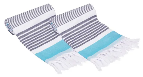 Betz Badetuch Hamamtuch 1 Stück 90 x 170 cm Badetuch Strandtuch Saunahandtuch, (1 Stück, 2-St), 100% Baumwolle, Farbe blau