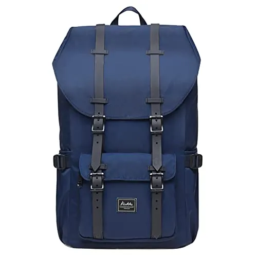 KAUKKO Rucksack für Damen und Herren mit Laptopfach für 15 Zoll Notebooks – 22L, Blau