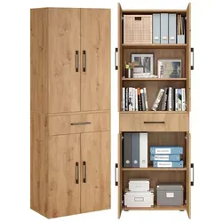 Bellamio Apol Mehrzweckschrank Eichenoptik – Vielseitiger Aktenschrank