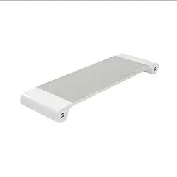 TERRATEC Spacebar - Bildschirmständer für ergonomisches Arbeiten - Optimierter Bildschirmständer für den Desktop, sorgt für eine bessere Sitzhaltung und schafft Platz auf dem Tisch. Ideal für den täglichen Einsatz mit modernem Design.
