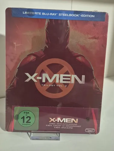 X-MEN TRILOGIE 4-6 STEELBOOK [Blu-ray] - Limitierte Edition im Steelbook-Design, ideal für Sammler und Fans der X-Men-Filme, freigegeben ab 12 Jahren.