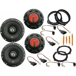 JBL Lautsprecher Set für Audi A3 8P (03-12) - KFZ-Lautsprecherboxen für Audi A3 8P, 2-Wege Koaxiallautsprecher mit 350 Watt Spitzenleistung und erstklassiger Klangqualität von JBL für ein unvergleichliches Audioerlebnis.