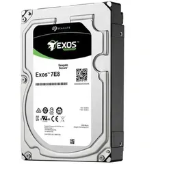 Seagate Exos 7E8 ST1000NM000A 1TB Interne Festplatte - 3.5 Zoll SATA Festplatte mit 7200 RPM, ideal für Server und Workstations, bietet hohe Zuverlässigkeit und eine MTBF von 2 Millionen Stunden für anspruchsvolle Anwendungen.