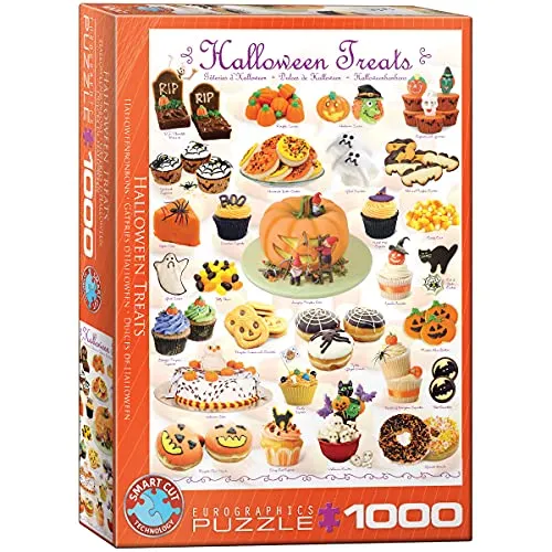 EuroGraphics 1000 Teile - Halloween Leckereien 6000-0432 mehrfarbig