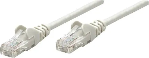 Intellinet 733281 RJ45 Netzwerkkabel, Patchkabel CAT 6 S/FTP 10.00m Grau vergoldete Steckkontakte 1St.