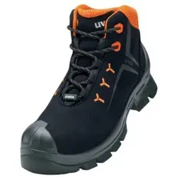 Uvex 2 Vibram Sicherheitsstiefel S3 SRC ESD - Orange-Schwarz, Weite 14 - Herren Industrie & Handwerk Stiefel mit atmungsaktivem Mikrovelours, rutschfester Sohle und ergonomischem Design für maximalen Tragekomfort und Sicherheit bei der Arbeit.